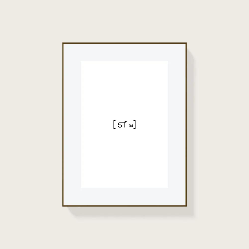 30x40 cm [SF04] Bildgröße 22x32 cm - mit Passepartout